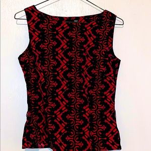 Size 6 H&M Sleeveless Patterned Top